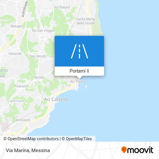 Mappa Via Marina