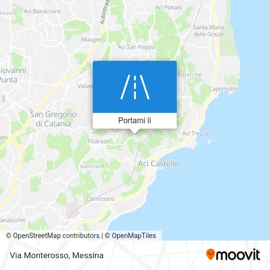 Mappa Via Monterosso