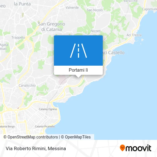 Mappa Via Roberto Rimini