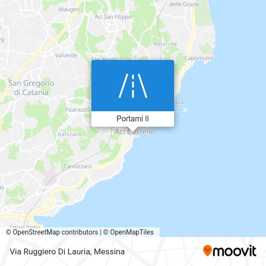 Mappa Via Ruggiero Di Lauria
