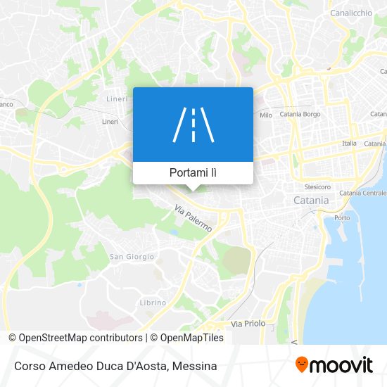 Mappa Corso Amedeo Duca D'Aosta
