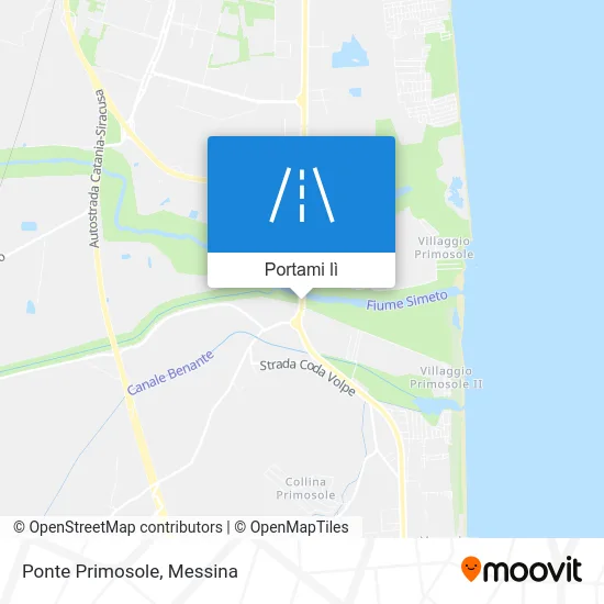 Mappa Ponte Primosole