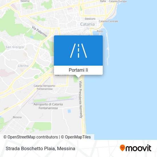 Mappa Strada Boschetto Plaia