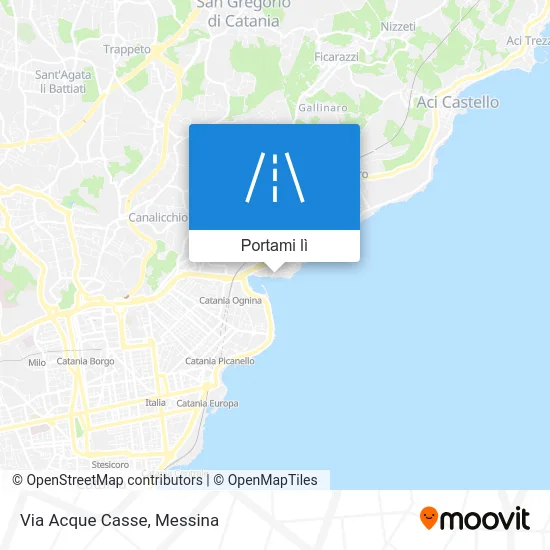 Mappa Via Acque Casse