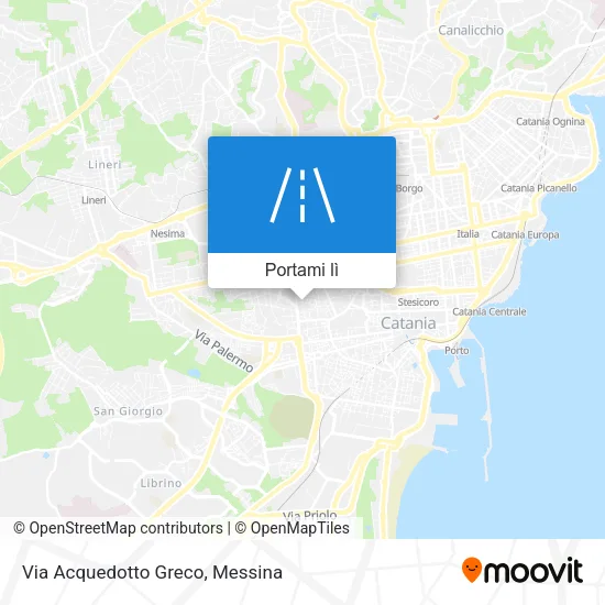 Mappa Via Acquedotto Greco