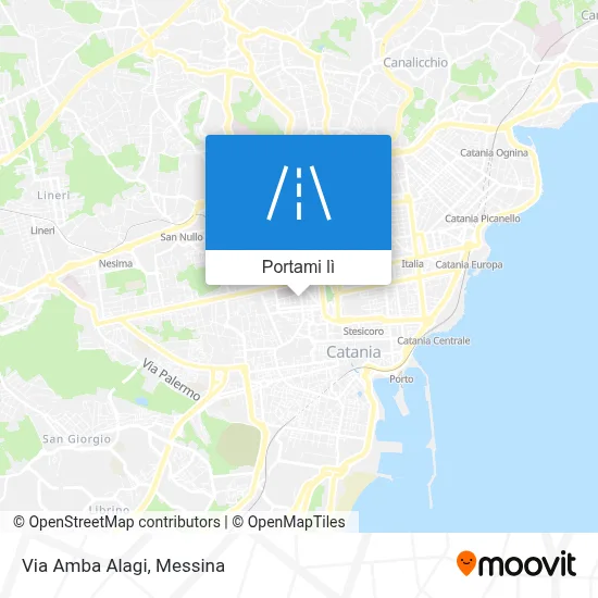 Mappa Via Amba Alagi