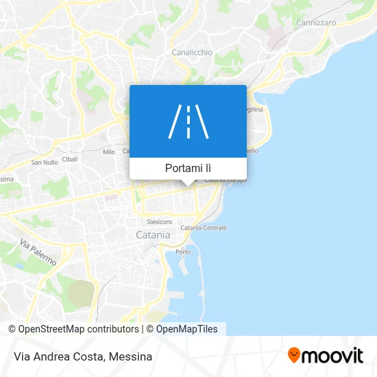Mappa Via Andrea Costa