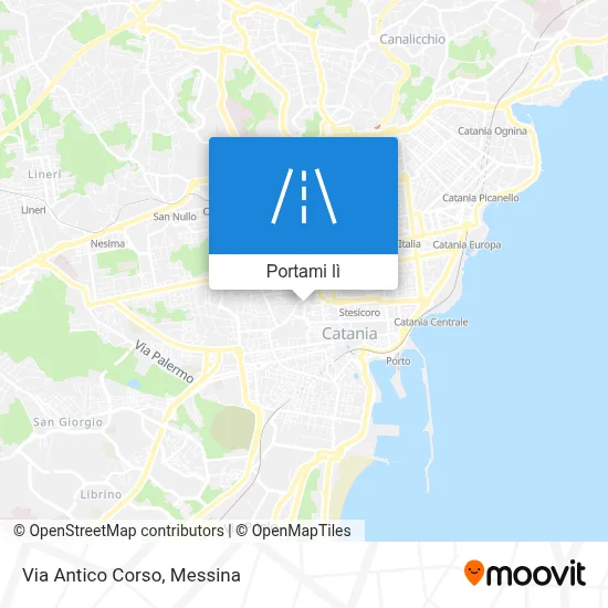 Mappa Via Antico Corso