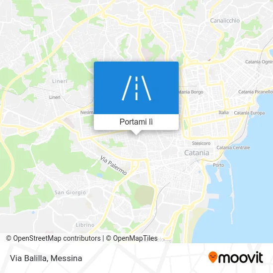 Mappa Via Balilla