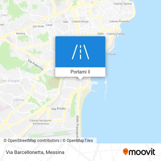 Mappa Via Barcellonetta