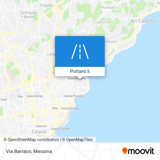 Mappa Via Barraco