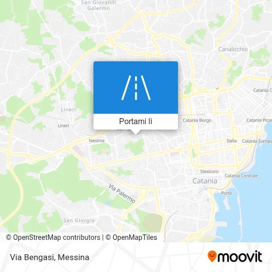 Mappa Via Bengasi