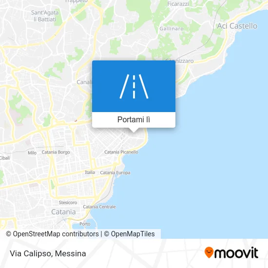 Mappa Via Calipso