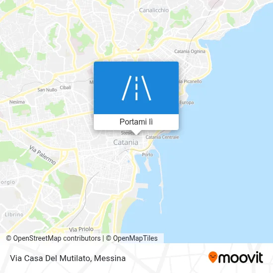 Mappa Via Casa Del Mutilato