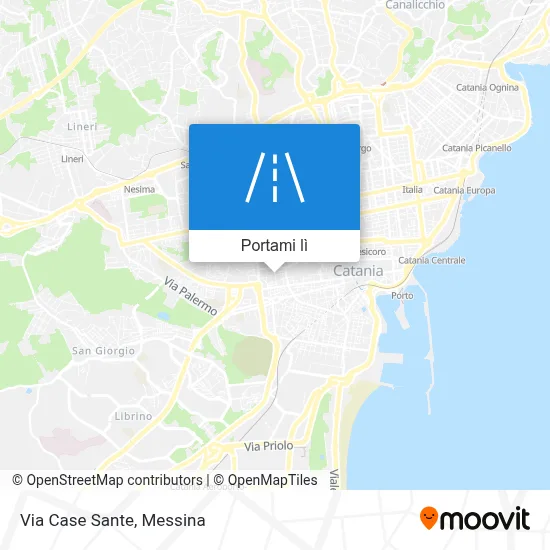 Mappa Via Case Sante