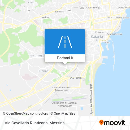 Mappa Via Cavalleria Rusticana