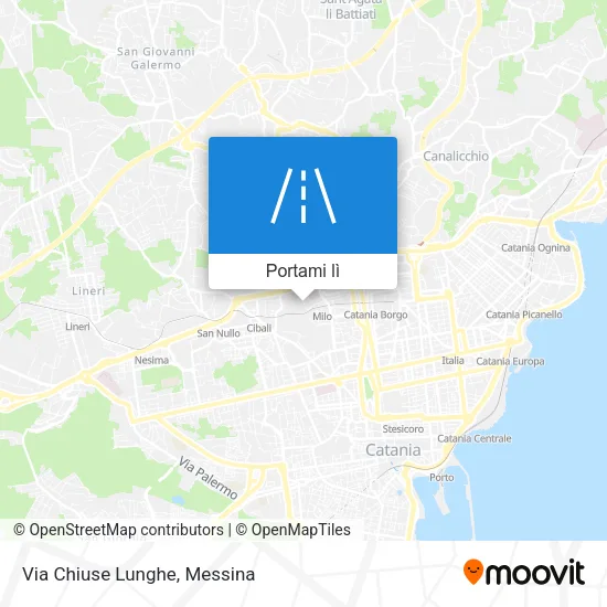 Mappa Via Chiuse Lunghe