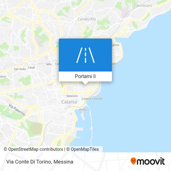 Mappa Via Conte Di Torino