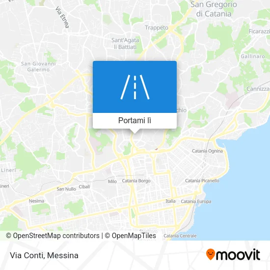 Mappa Via Conti