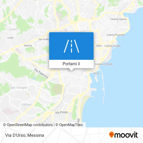 Mappa Via D'Urso