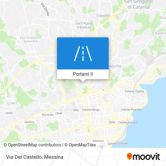 Mappa Via Del Castello
