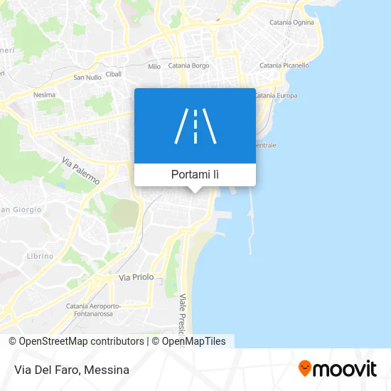 Mappa Via Del Faro