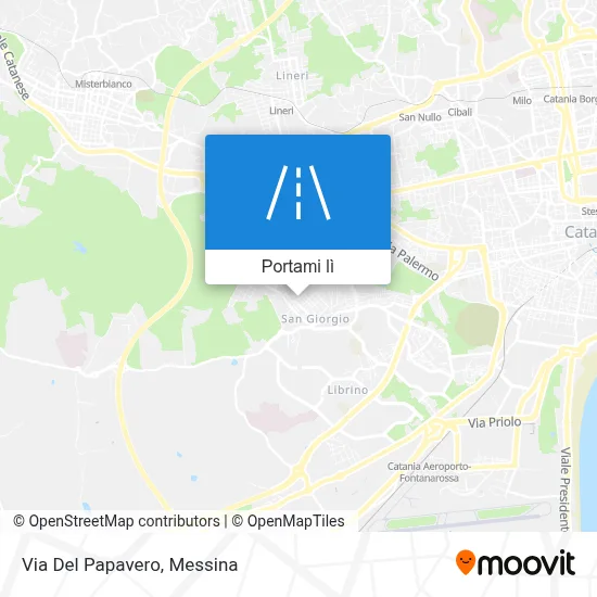 Mappa Via Del Papavero