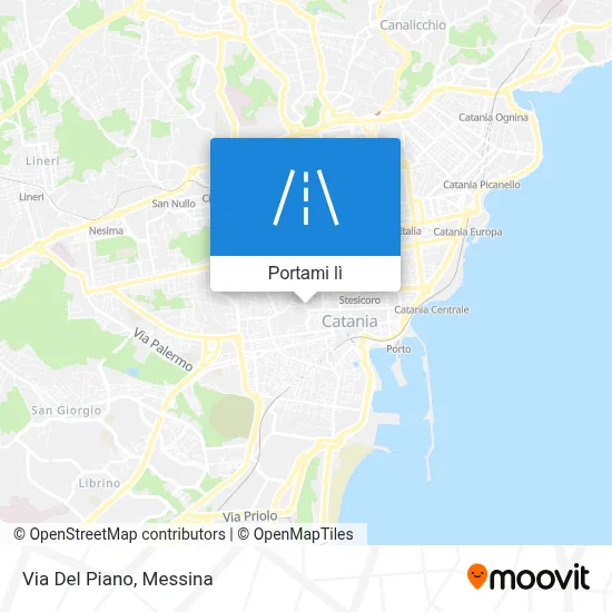 Mappa Via Del Piano