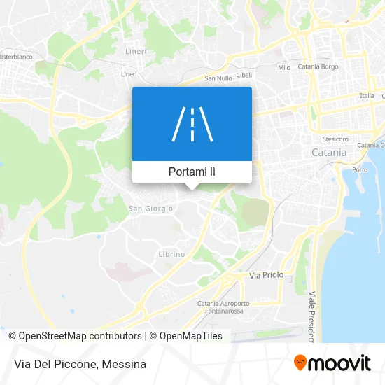 Mappa Via Del Piccone