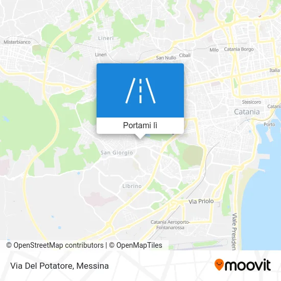 Mappa Via Del Potatore