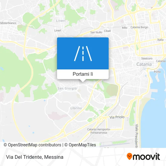 Mappa Via Del Tridente