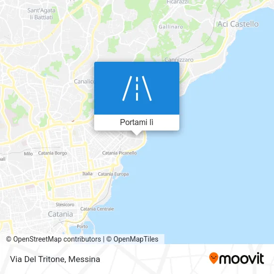 Mappa Via Del Tritone