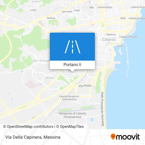 Mappa Via Della Capinera