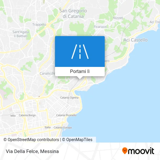 Mappa Via Della Felce