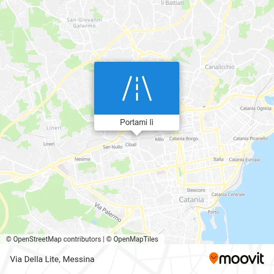 Mappa Via Della Lite