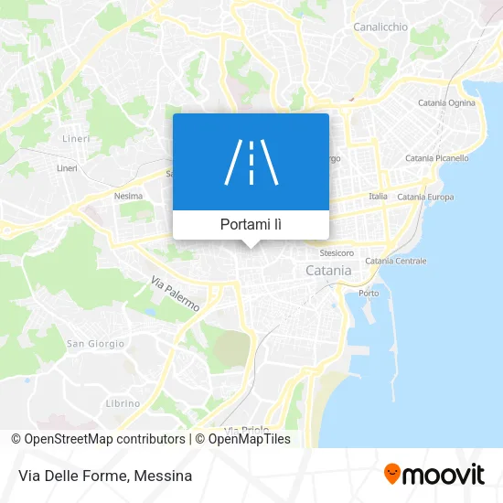 Mappa Via Delle Forme