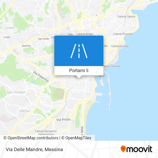 Mappa Via Delle Mandre