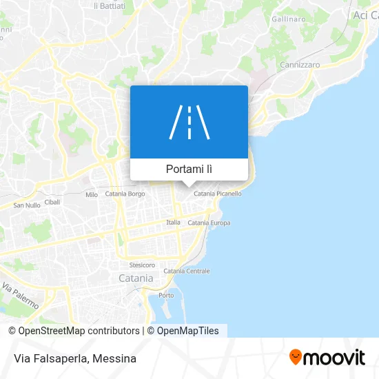 Mappa Via Falsaperla