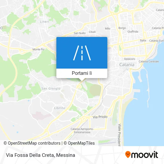 Mappa Via Fossa Della Creta