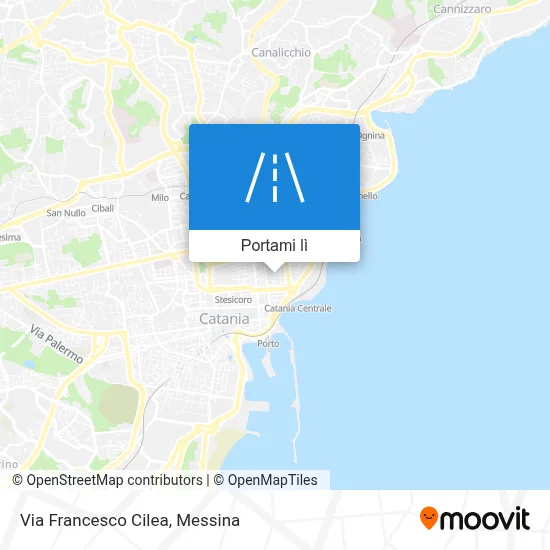 Mappa Via Francesco Cilea