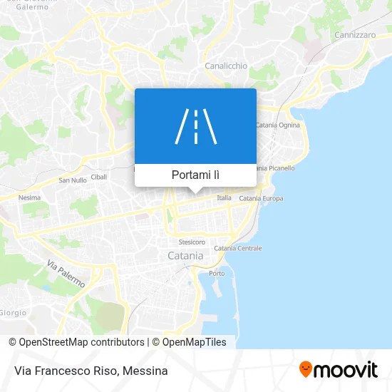 Mappa Via Francesco Riso