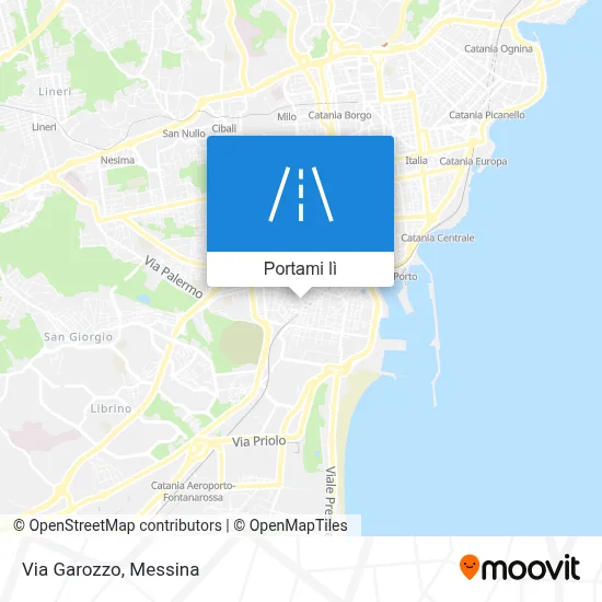 Mappa Via Garozzo