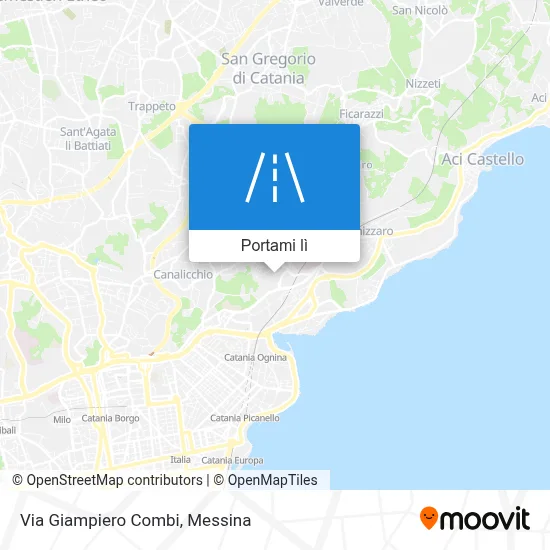 Mappa Via Giampiero Combi