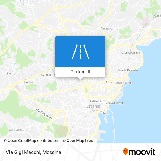 Mappa Via Gigi Macchi