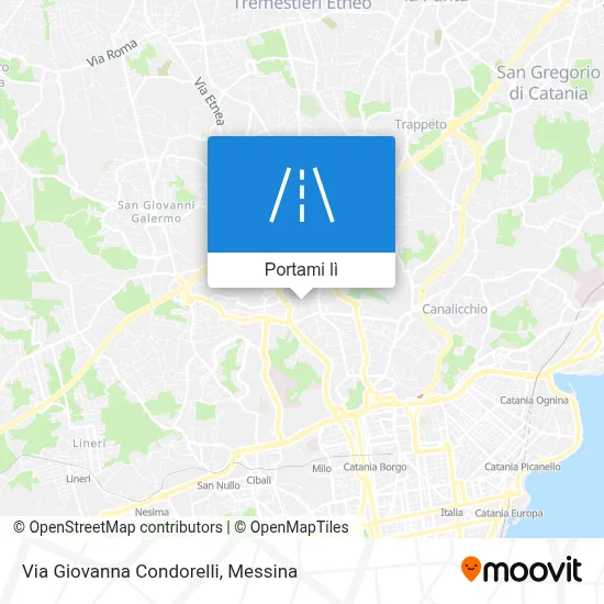Mappa Via Giovanna Condorelli
