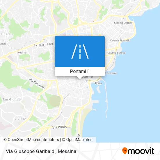 Mappa Via Giuseppe Garibaldi