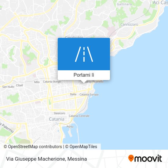 Mappa Via Giuseppe Macherione