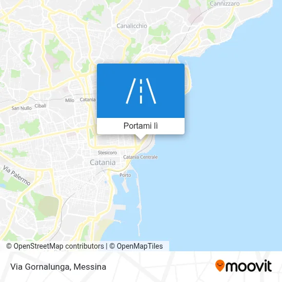 Mappa Via Gornalunga