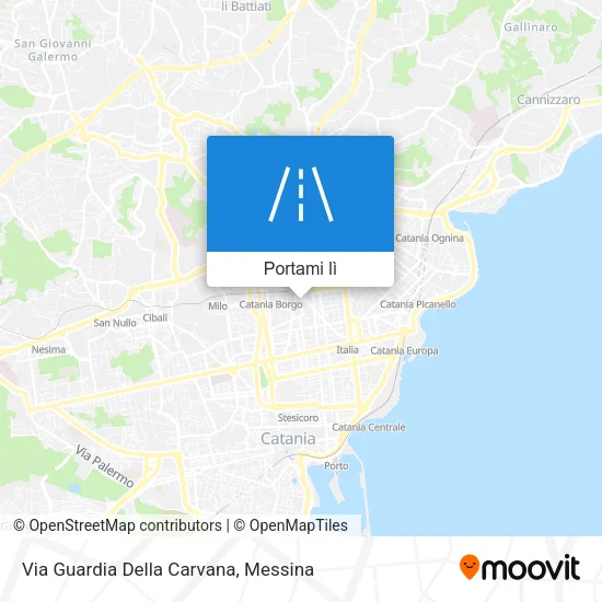 Mappa Via Guardia Della Carvana