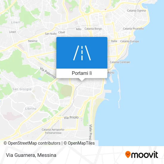 Mappa Via Guarnera